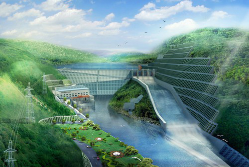 潜江经济开发区老挝南塔河1号水电站项目